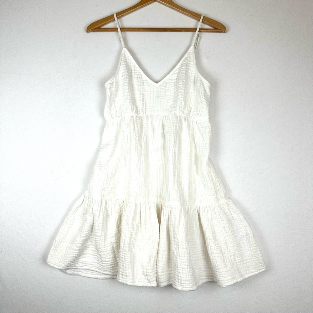 Billabong Wave After Wave 2 Spaghetti Strap Babydoll Dress NWT Beach Coquette